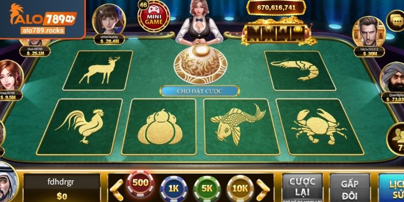 Kết quả và cách tính thưởng bầu cua ALO789