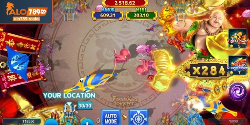 Tính năng đặc biệt Fortune King Jackpot ALO789