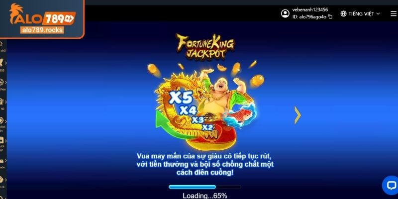 Tổng quan về Fortune King Jackpot ALO789