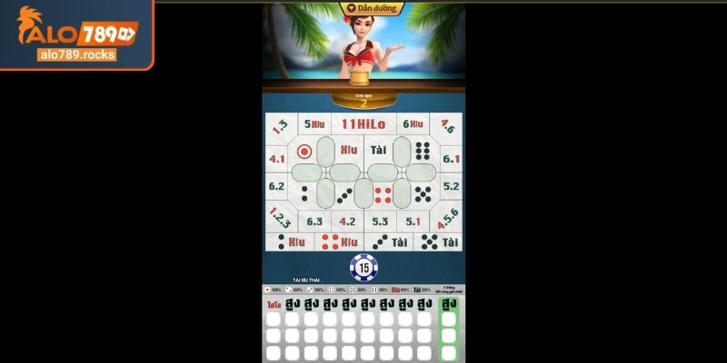 Cược 1 mặt chính xác Thai Hi Lo ALO789