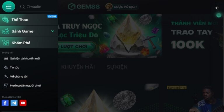 Khuyến mãi Gem88 - Cơ hội nhận thưởng lớn mỗi ngày 1 khuyen mai gem88 anh dai dien